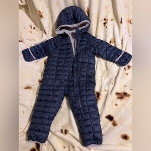Snozu Navy Puffer Snowsuit Toddler 24m